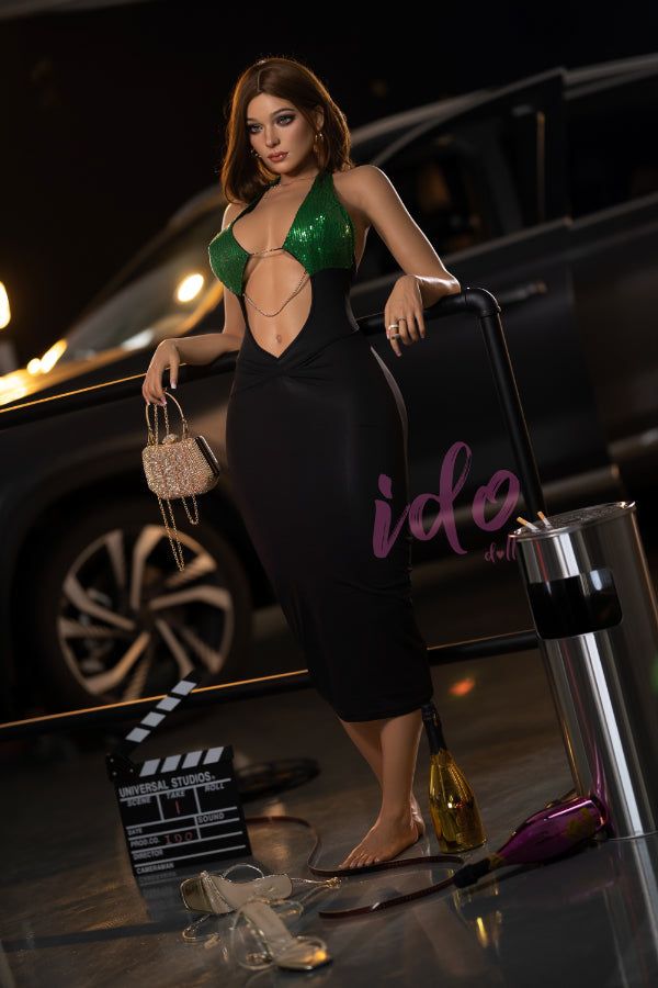 167cm/5ft6 F cup Tanned Skin European Silicone BBW Sex Doll ID1H -Tatiana