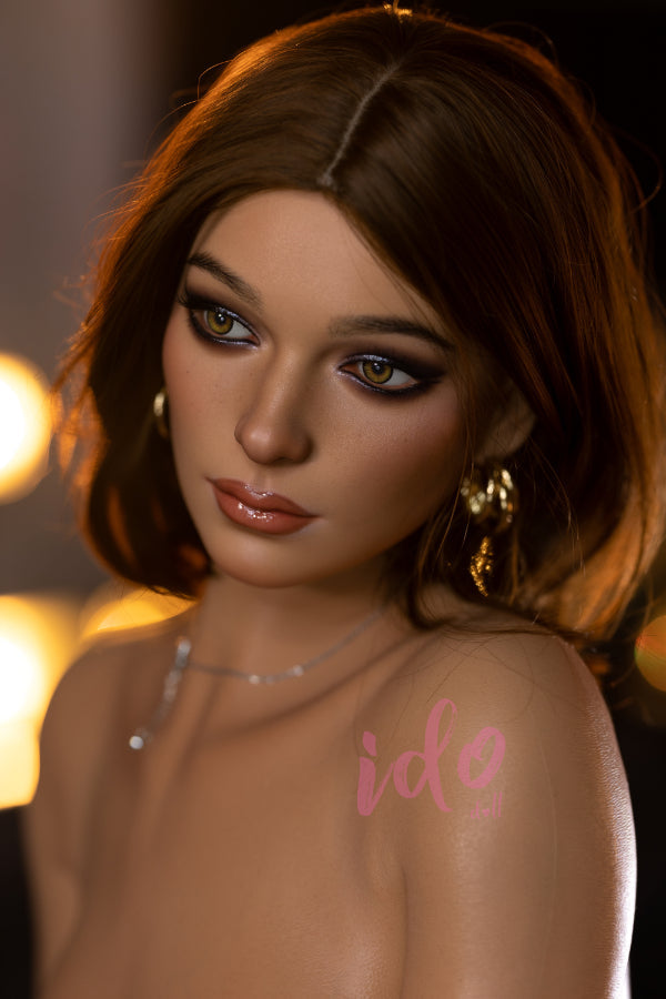 167cm/5ft6 F cup Tanned Skin European Silicone BBW Sex Doll ID1H -Tatiana