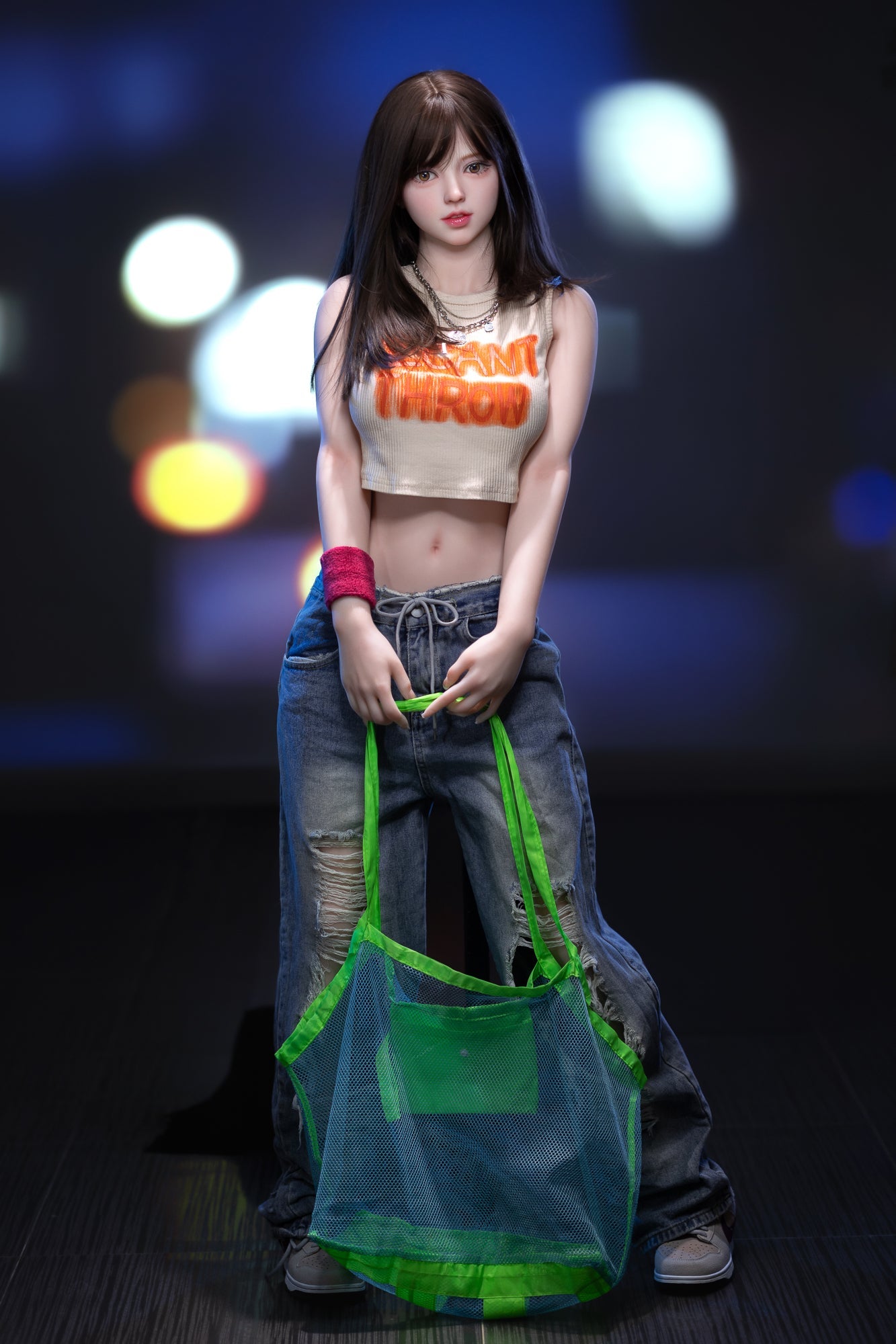 157cm E-Cup TPE Aibei Doll - Realistic & Expressive Exhibition Model