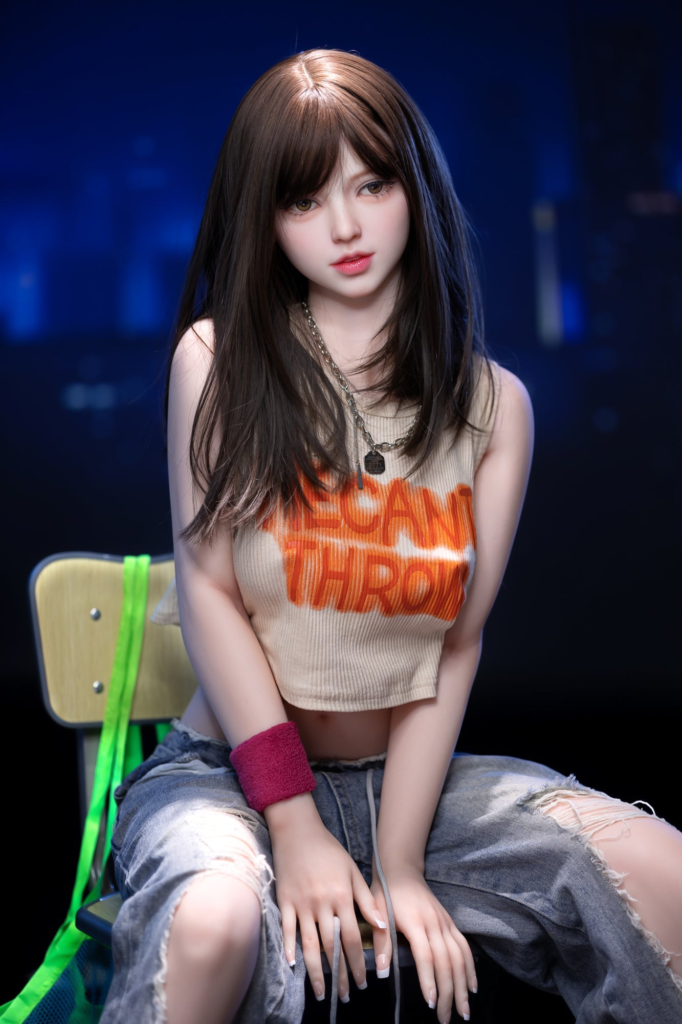 157cm E-Cup TPE Aibei Doll - Realistic & Expressive Exhibition Model