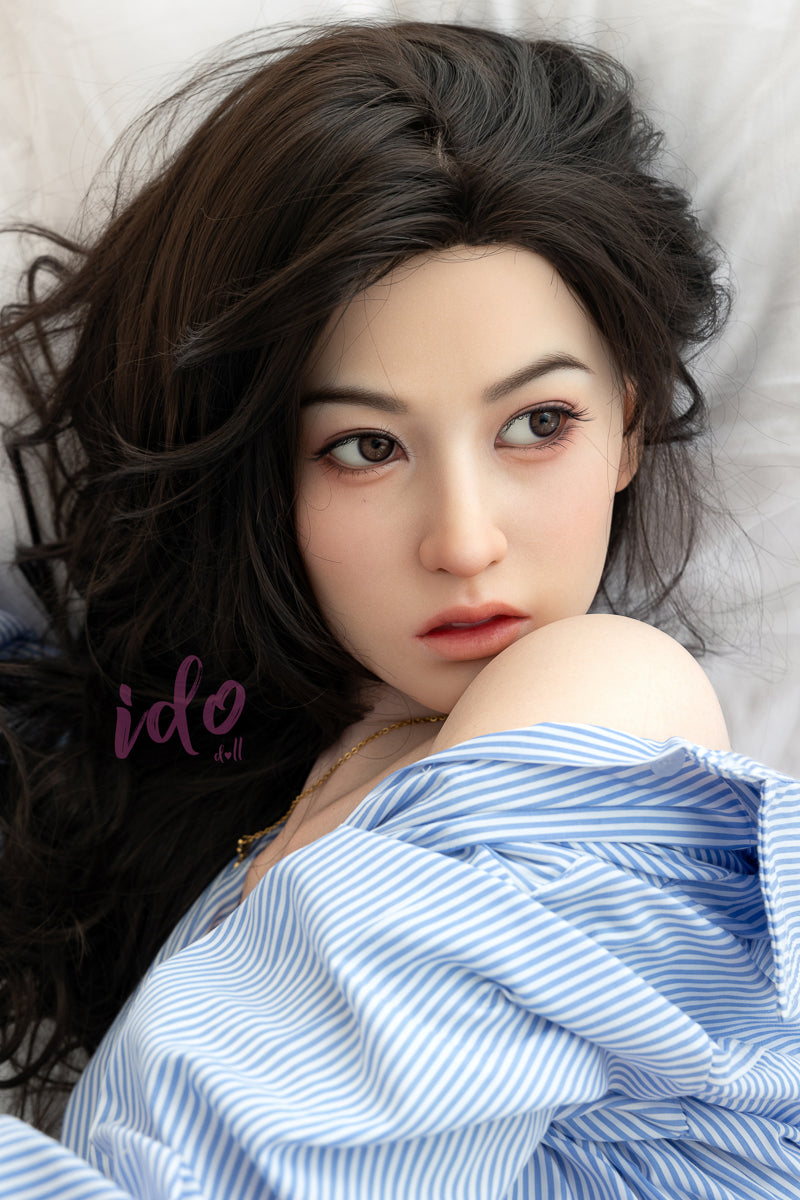 167cm/5ft6 F-cup White Skin Silicone BBW Sex Doll ID8