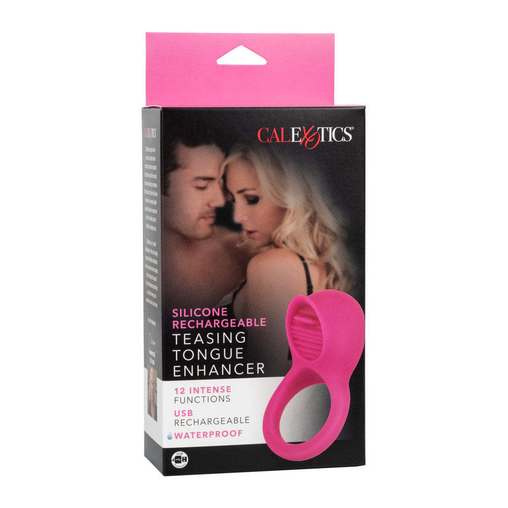 Pinky—Tongue Teaser Couple's Orgasm Ring - Love Dolls 4U