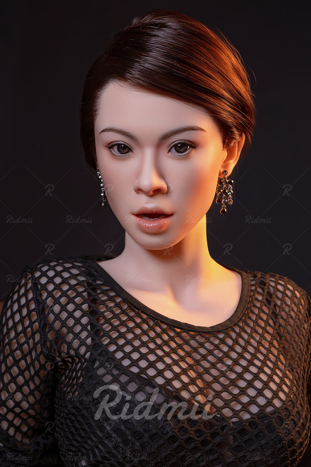 Aidra 5'2" (158cm) B Cup Movable Jaw Silicone Head TPE Body Milf Sex Doll - In Stock USA - Love Dolls 4U