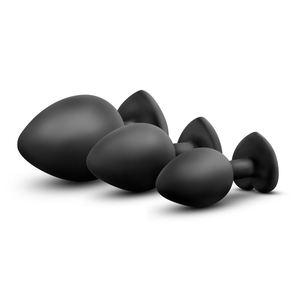 Blingy Butt Plug Trio - Love Dolls 4U