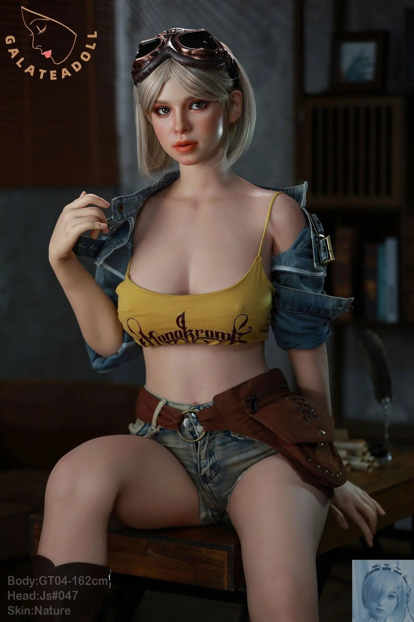 Galatea GT04 162cm D Cup Silicone Sex Doll JS047 Nature - Love Dolls 4U