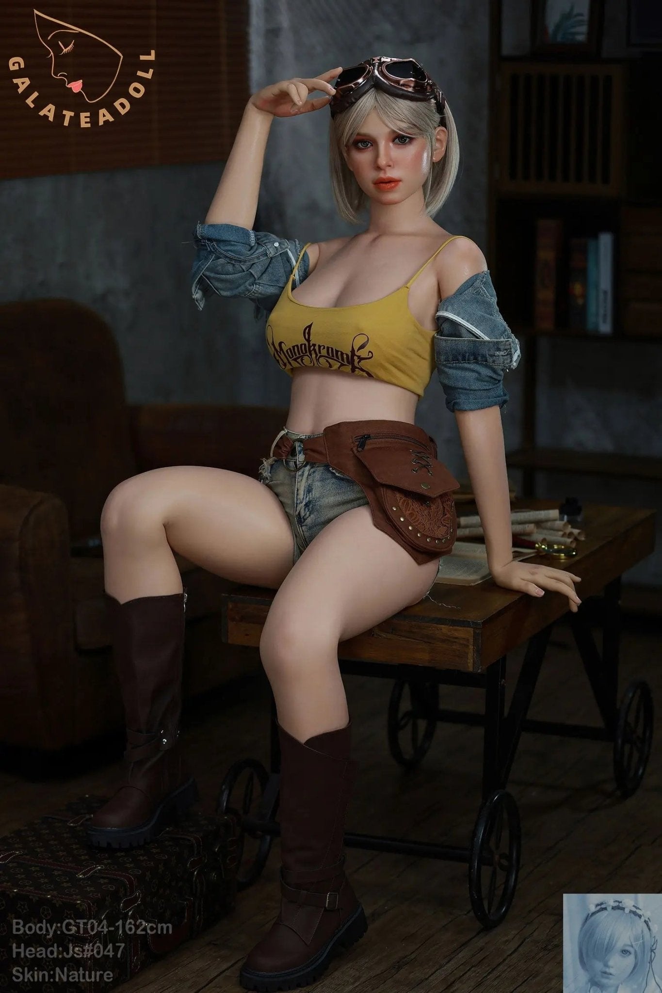 Galatea GT04 162cm D Cup Silicone Sex Doll JS047 Nature - Love Dolls 4U
