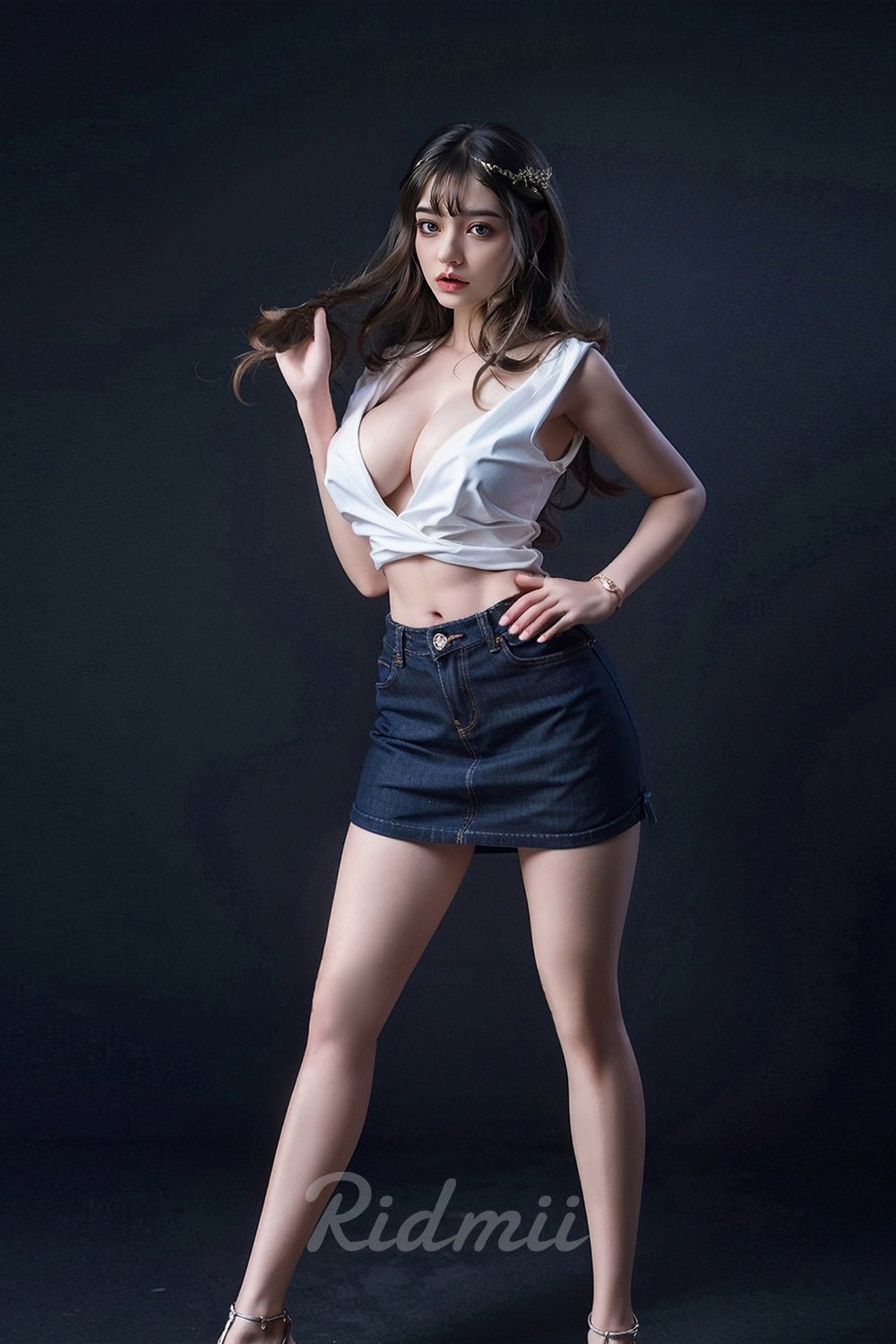 Miranda Plus 5'5" (168cm) Silicone Head TPE Body BBW Blowjob Sex Doll - In Stock USA - Love Dolls 4U