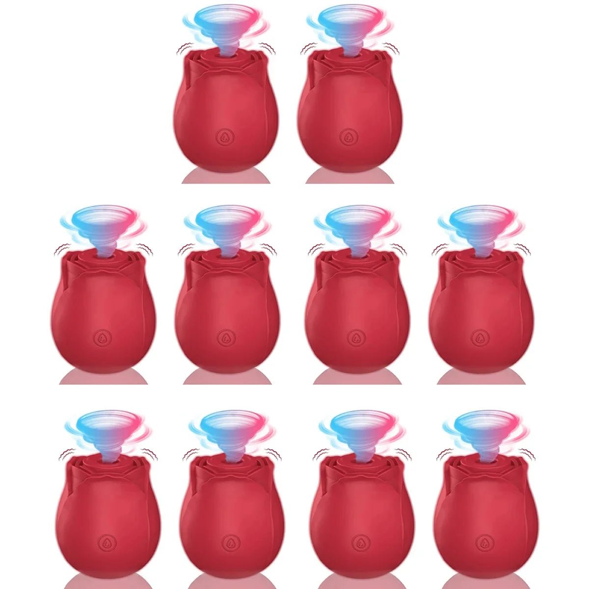 Rose Shape Vagina Sucking Vibrator Intimate Good Nipple Sucker Oral Licking Clitoris Stimulation Powerful Sex Toys for Women - Love Dolls 4U