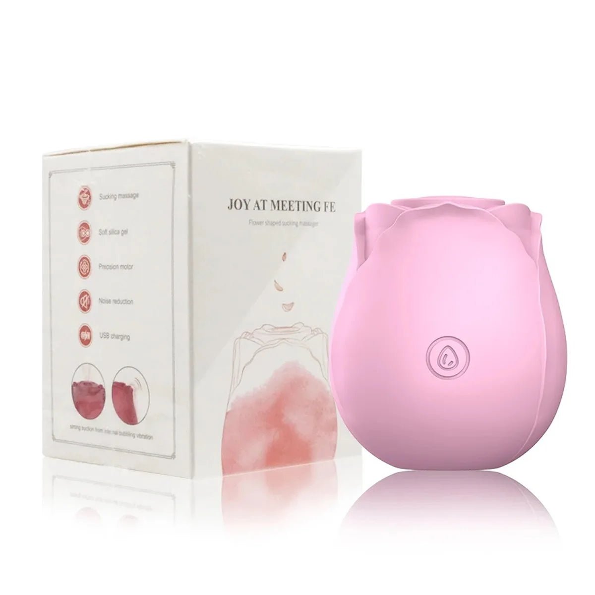Rose Shape Vagina Sucking Vibrator Intimate Good Nipple Sucker Oral Licking Clitoris Stimulation Powerful Sex Toys for Women - Love Dolls 4U
