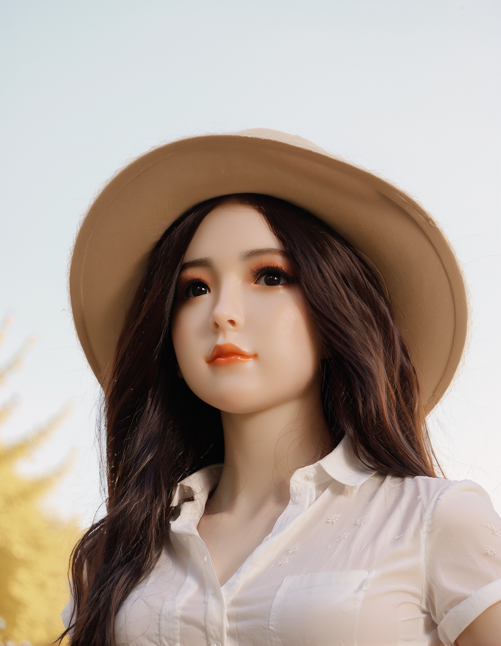 Aibei #AB2: Lifelike 148cm C-Cup TPE & Silicone Sex Doll with Realistic Head - Your Ultimate Companion