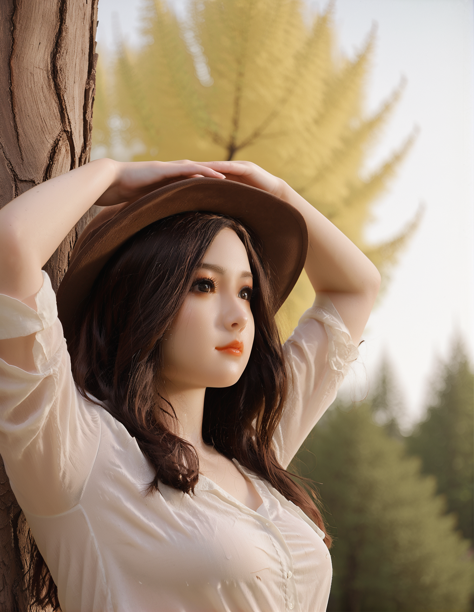 Aibei #AB2: Lifelike 148cm C-Cup TPE & Silicone Sex Doll with Realistic Head - Your Ultimate Companion