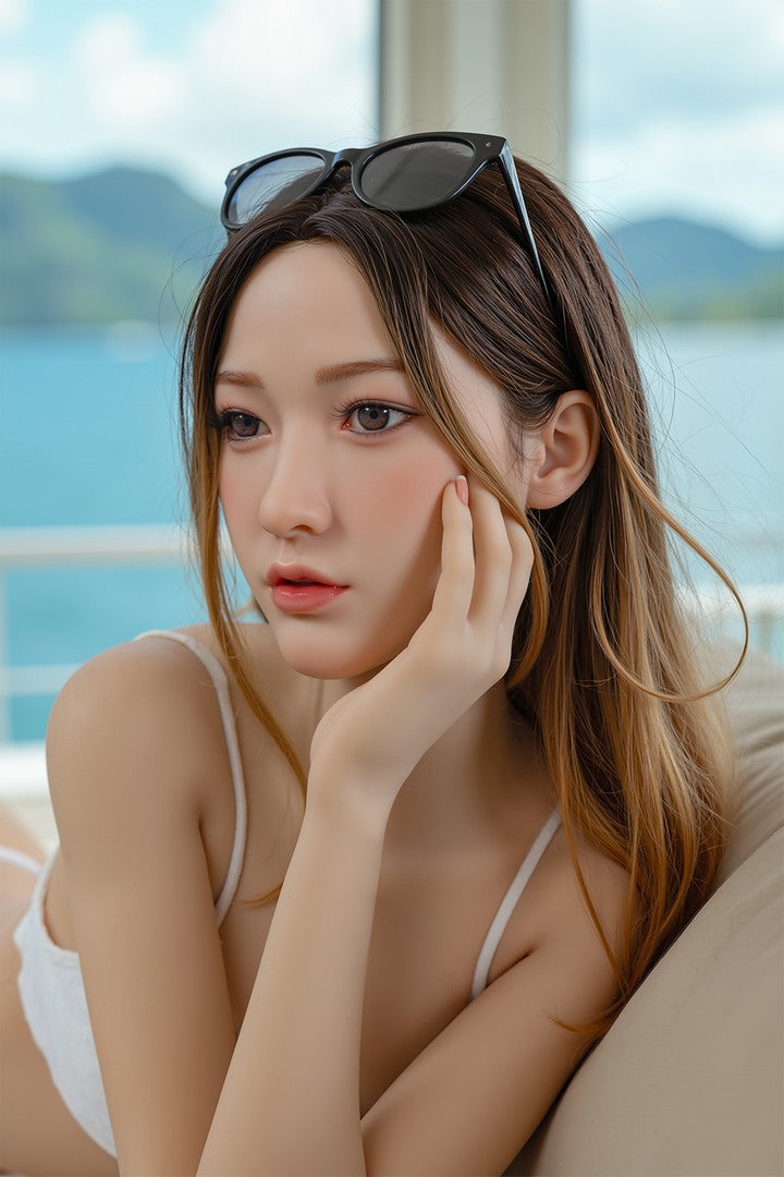 Aibei AB22: 150cm Lifelike F-Cup Silicone Head TPE Body Sex Doll - Realistic Companion