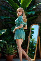 Aibei AB27: 150cm Realistic F-Cup Silicone Head & TPE Body Sex Doll with Movable Joints - Love Dolls 4U