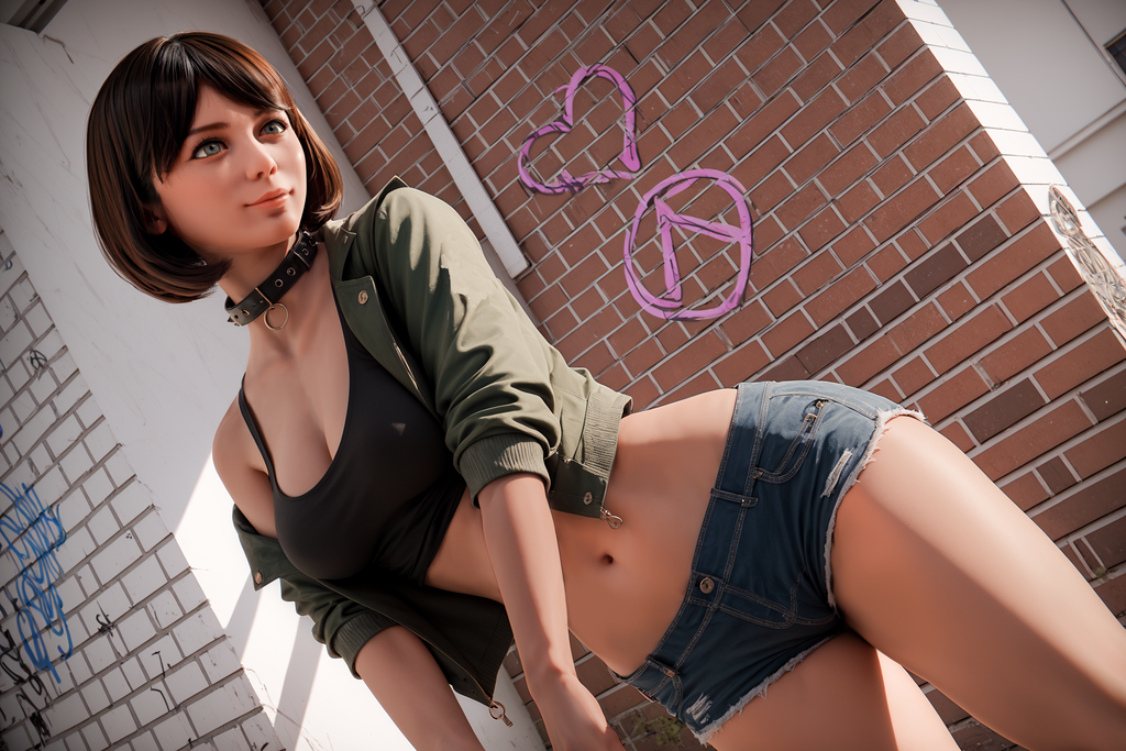 #AB17: Lifelike 151cm TPE F-Cup Silicone Head Sex Doll - Aibei's Realistic Companion - Love Dolls 4U