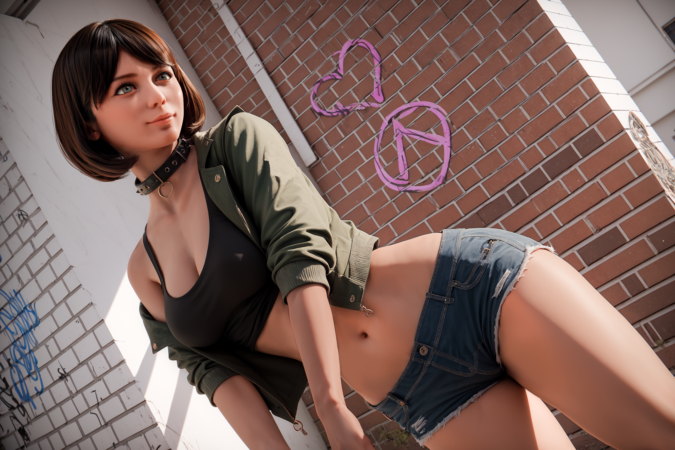#AB17: Lifelike 151cm TPE F-Cup Silicone Head Sex Doll - Aibei's Realistic Companion - Love Dolls 4U