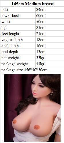 165cm G-Cup TPE Realistic Sex Doll with Silicone Head - Aibei
