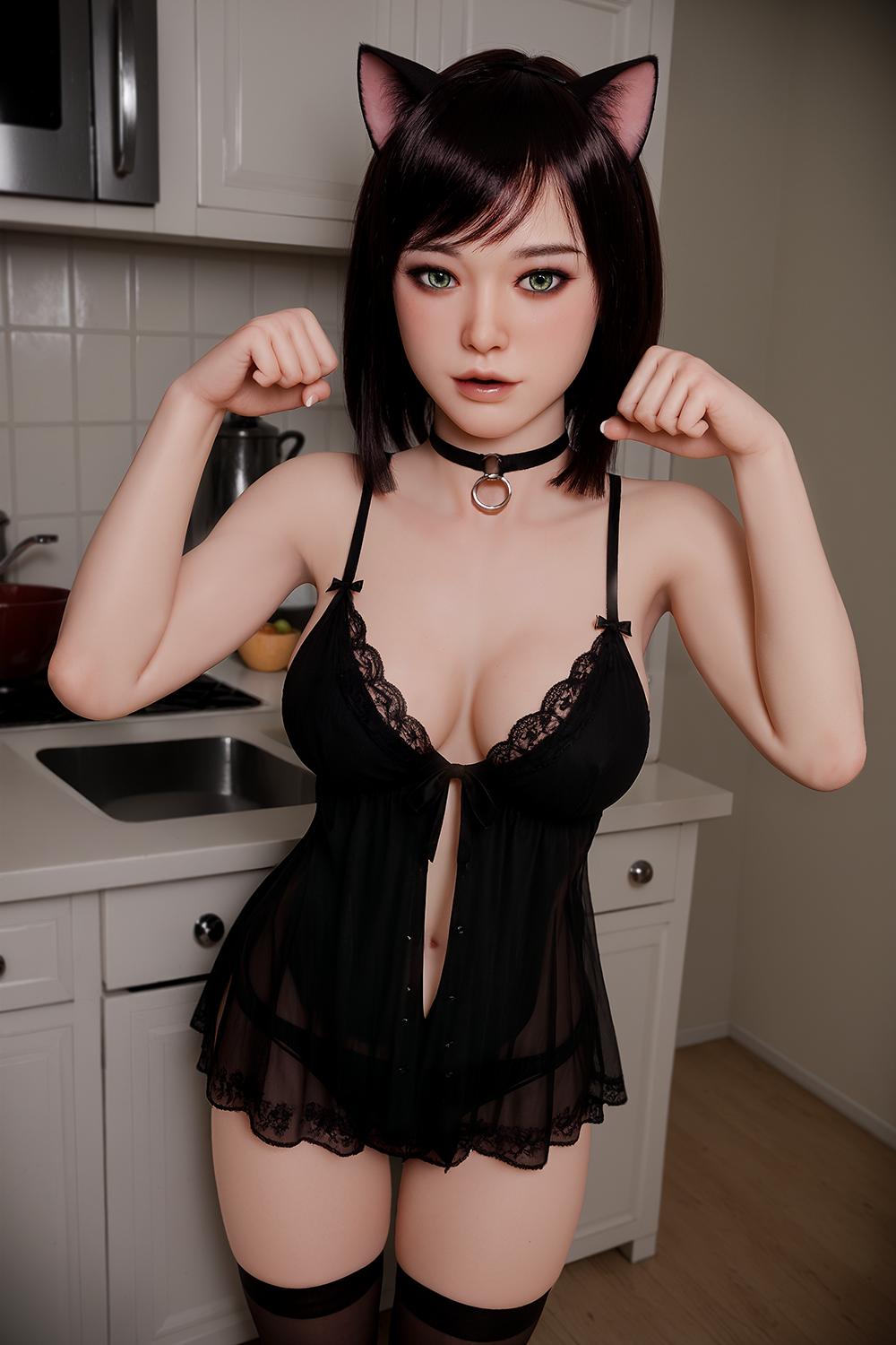 166cm G-Cup Lifelike TPE Silicone Love Doll with Realistic Head - Aibei Doll #AB11