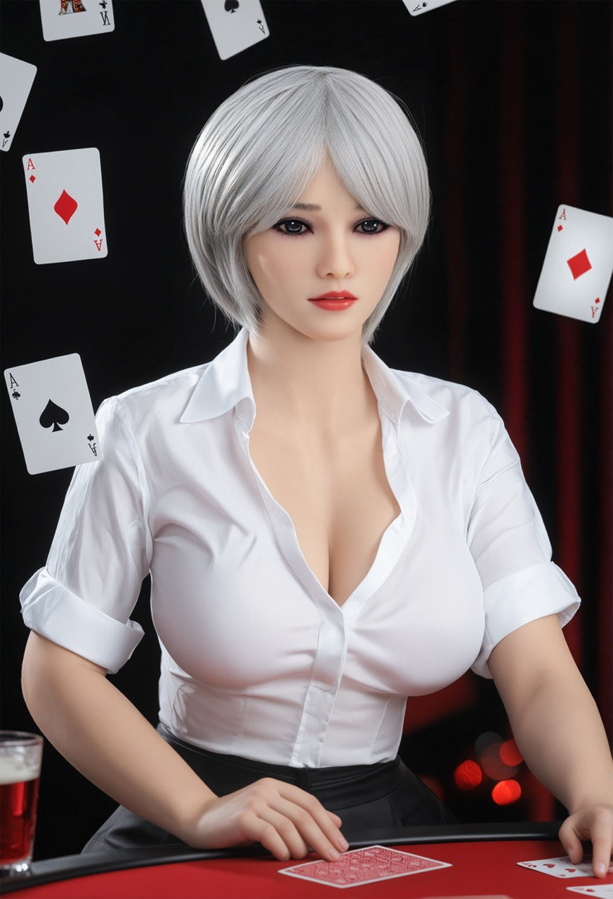 159cm J-Cup Lifelike TPE Sex Doll - Aibei Realistic Companion