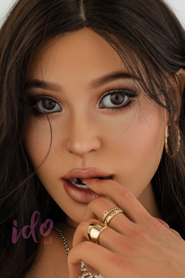 165cm (5’5”) IDO Doll – D-Cup BBW European Silicone Sex Doll with Tanned Skin ROS Head Selena - Love Dolls 4U