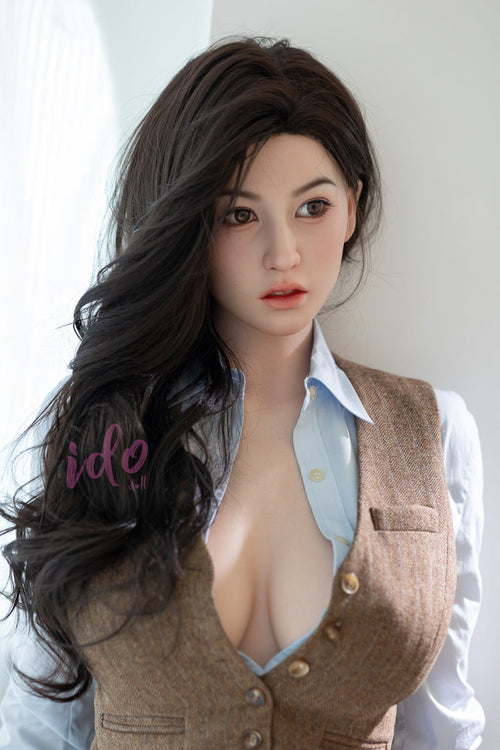 167cm (5’6”) IDO Doll – F-Cup BBW European Silicone Sex Doll with White Skin - Love Dolls 4U