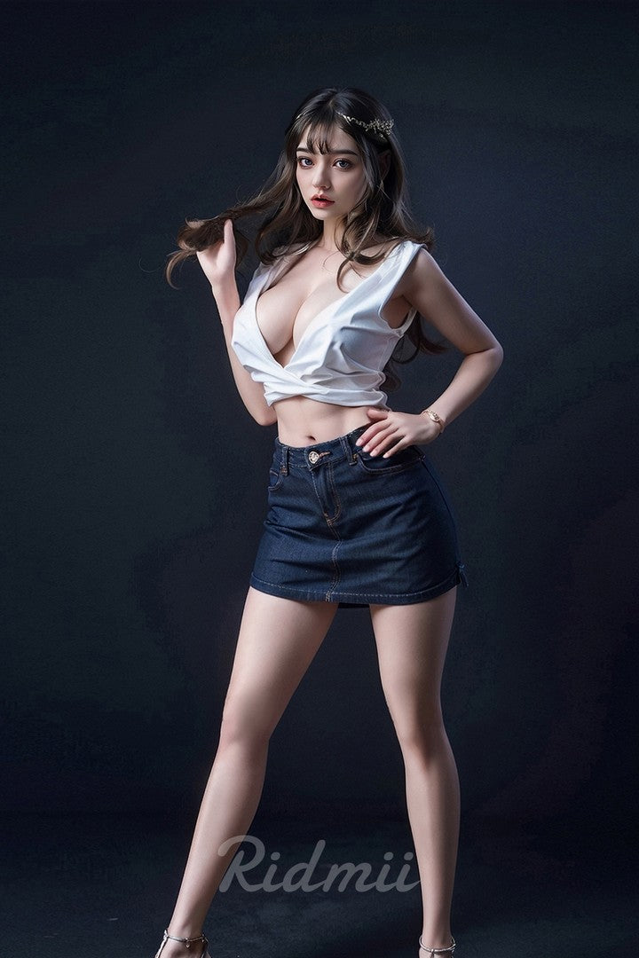 Ridmii Doll Miranda Plus ROS: 168cm Life-Size Silicone Head & TPE Body Sex Doll-[USA Stock]