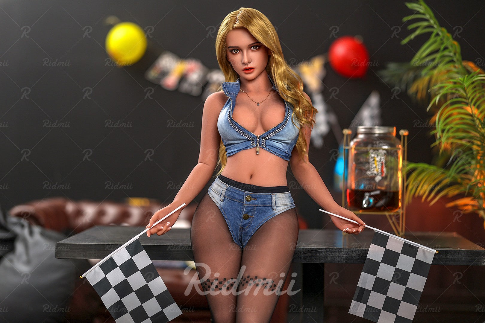 Ridmii Doll Tessa ROS: 152cm Life-Size Silicone Head & TPE Body Sex Doll-[USA Stock]