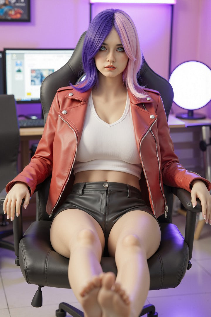 Aibei 159cm J-Cup TPE Sex Doll - Lifelike Silicone Head & Movable Joints | Realistic Adult Companion