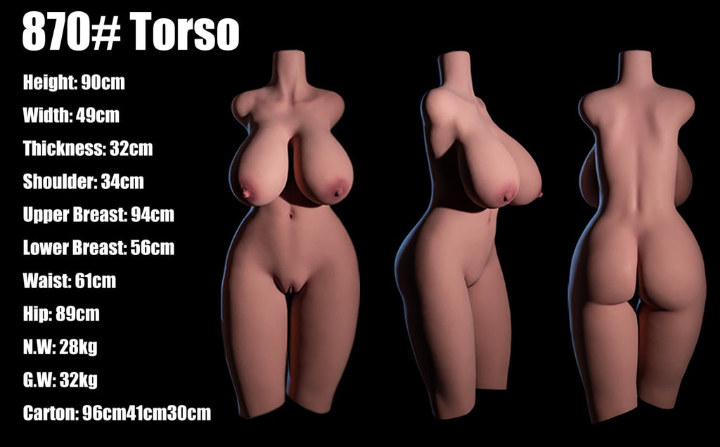 Berber Torso Sex doll (Climax Doll Classic 90cm l-cup Tpe) - Love Dolls 4U