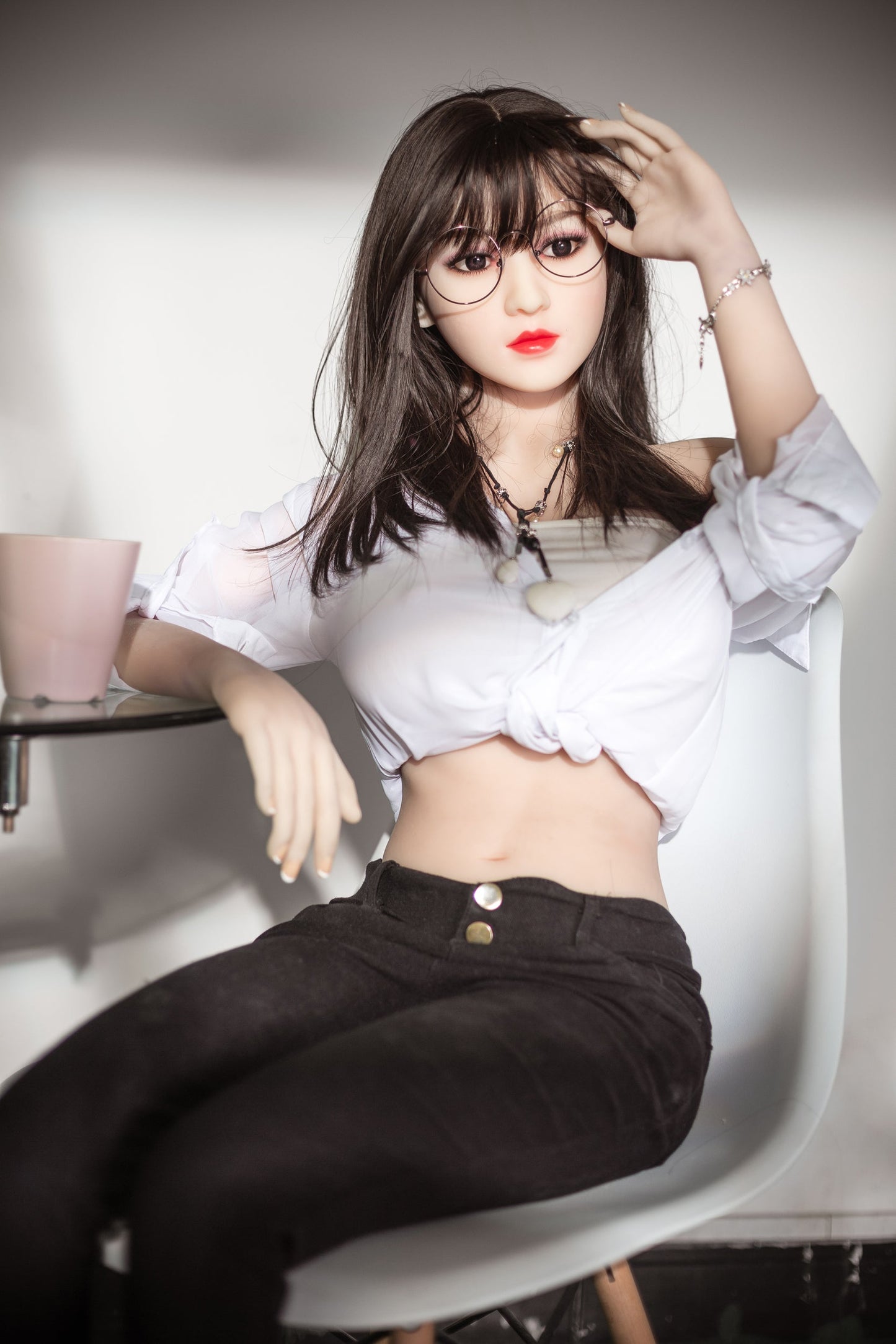 158cm H-Cup TPE Sex Doll - Mae: Lifelike Companion with Movable Joints