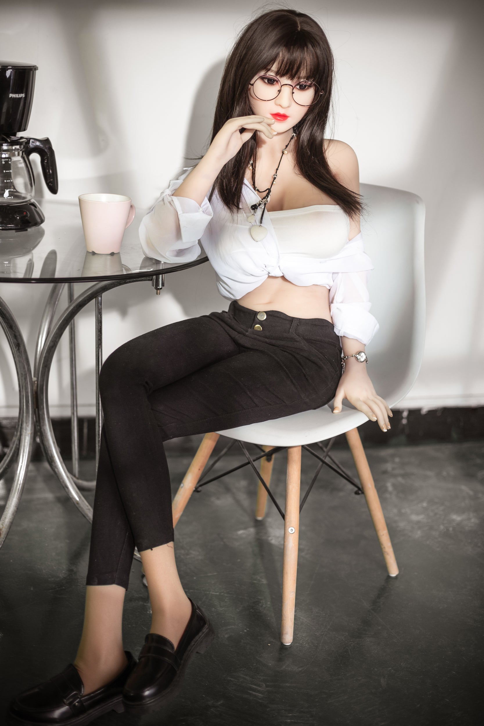 158cm H-Cup TPE Sex Doll - Mae: Lifelike Companion with Movable Joints