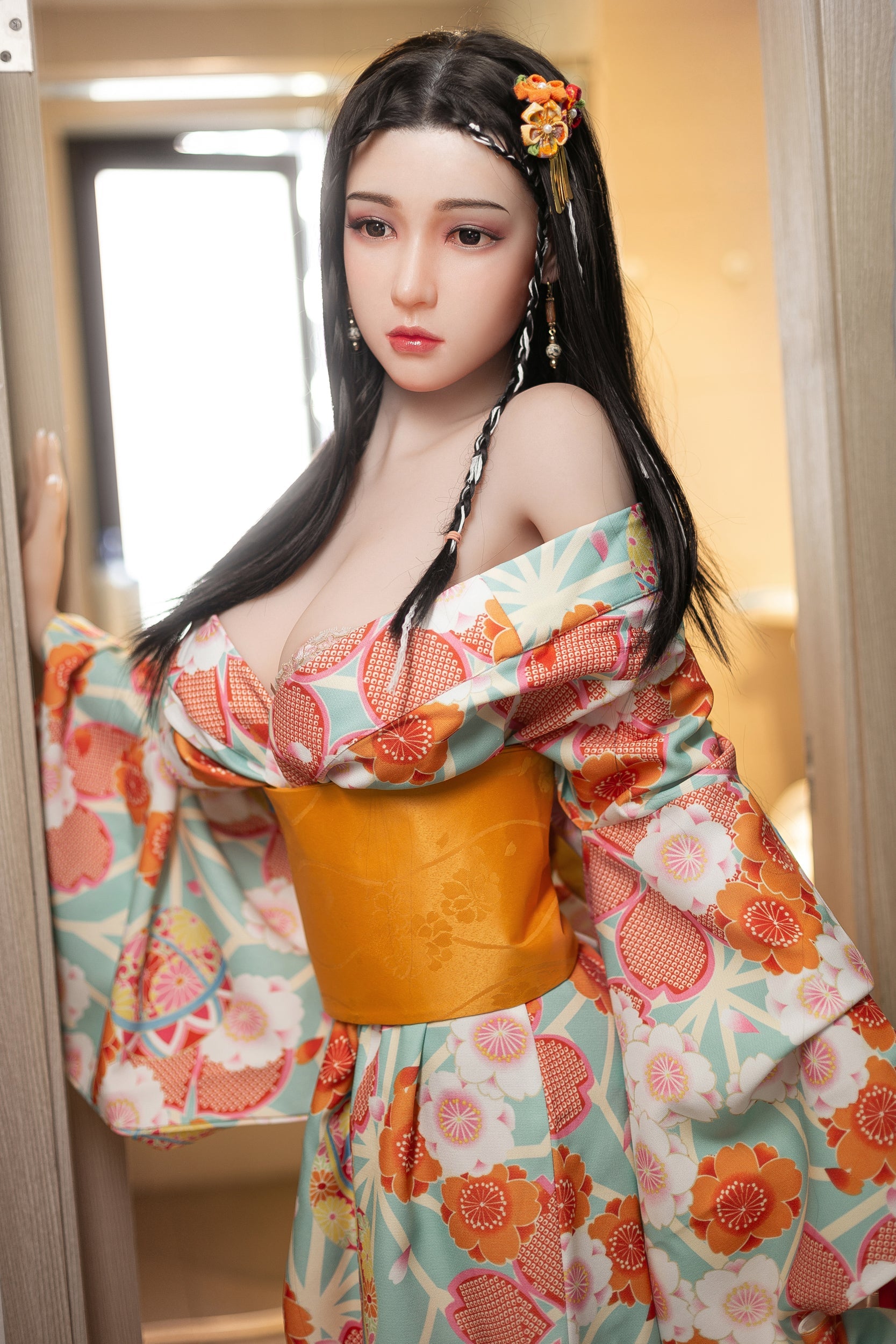 158cm E-Cup Lifelike TPE Silicone Sex Doll - Realistic Love Doll with Movable Joints