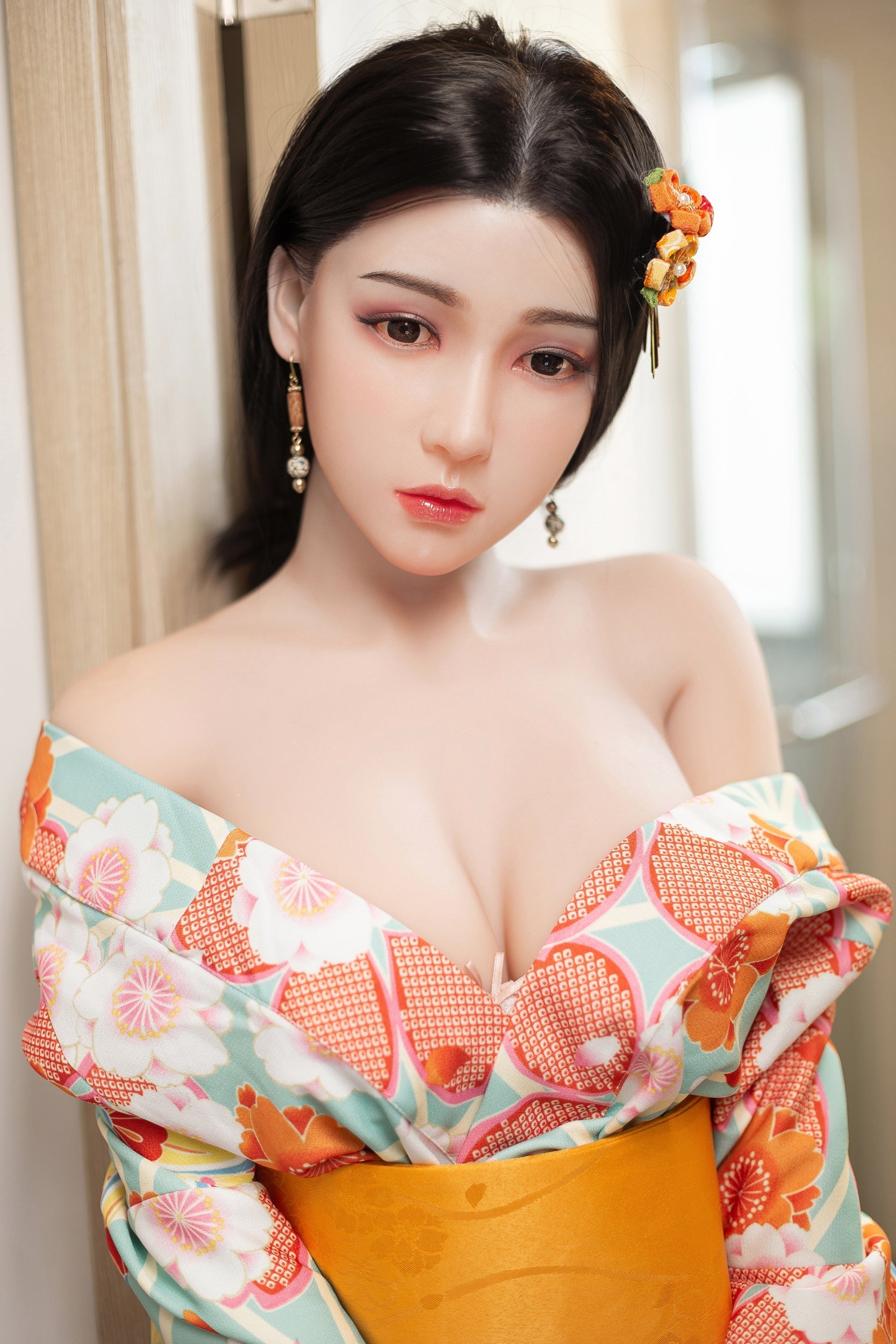 158cm E-Cup Lifelike TPE Silicone Sex Doll - Realistic Love Doll with Movable Joints