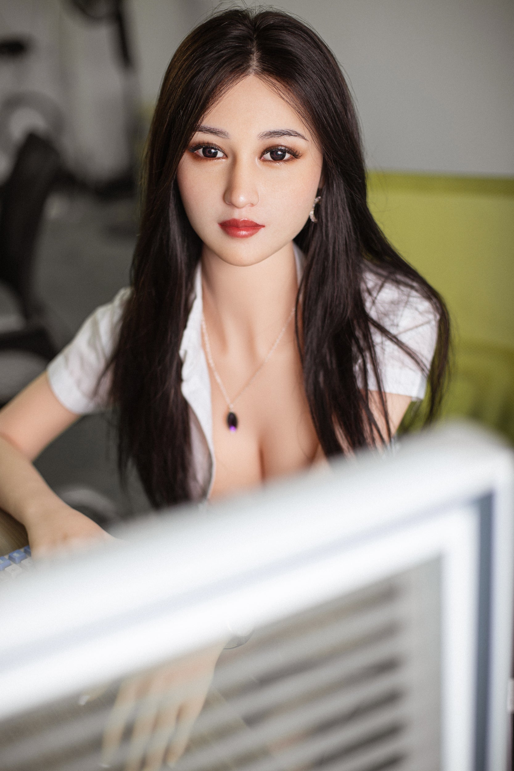 165cm G-Cup Lifelike TPE Silicone Head Sex Doll - Realistic Companion