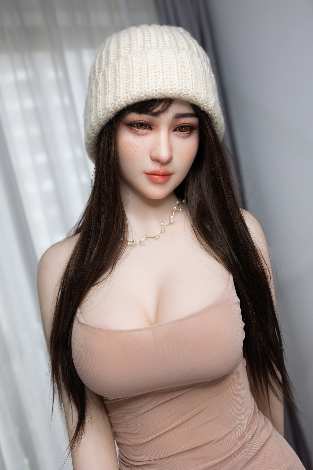Aibei 158cm E-Cup Lifelike TPE Silicone Head Sex Doll - Realistic Companion - Love Dolls 4U