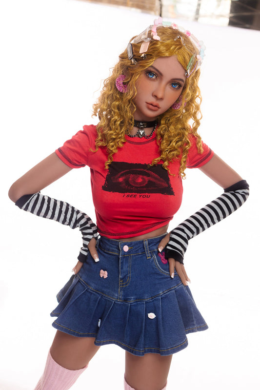 Aibei Lifelike 158cm C-Cup TPE Sex Doll - Realistic Companion for Intimate Experiences