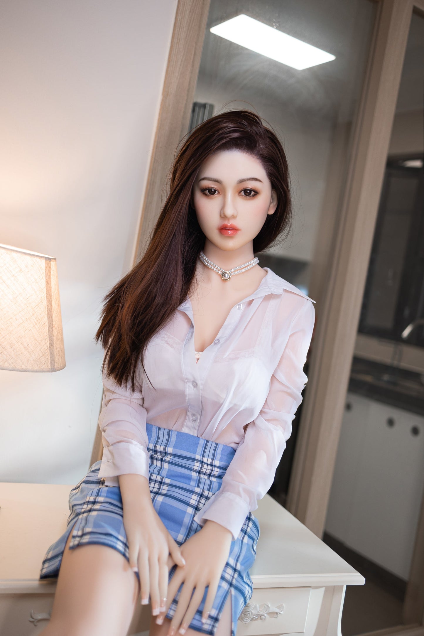 165cm G-Cup Lifelike TPE Silicone Sex Doll - Realistic Head & Articulated Body