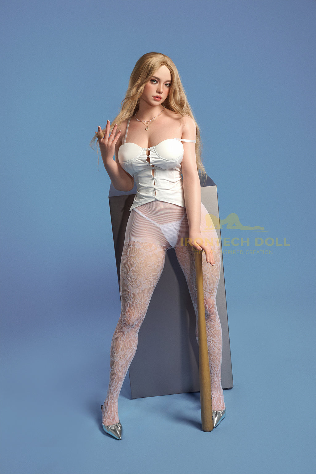 NEW! Irontech - S40 ROS MAX Eileen Silicone Real Love Doll - 5ft 5in (164 cm) - Love Dolls 4U