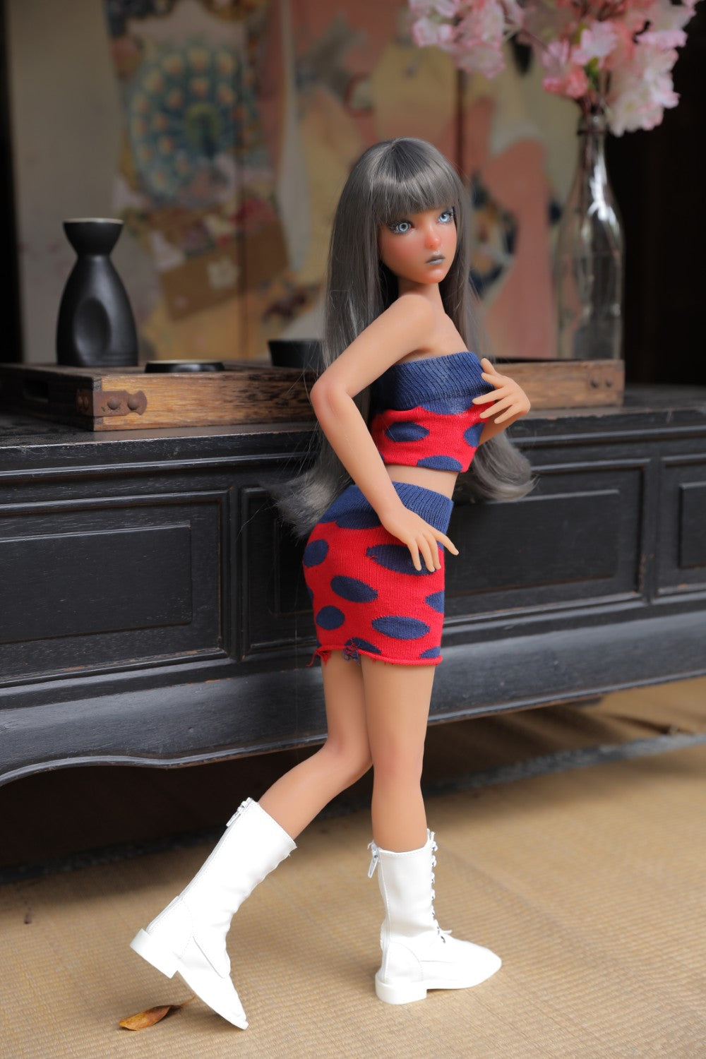 Natalie - 2ft 0in (60cm) Climax Doll Realistic Silicone Sex Doll - B-Cup - Love Dolls 4U