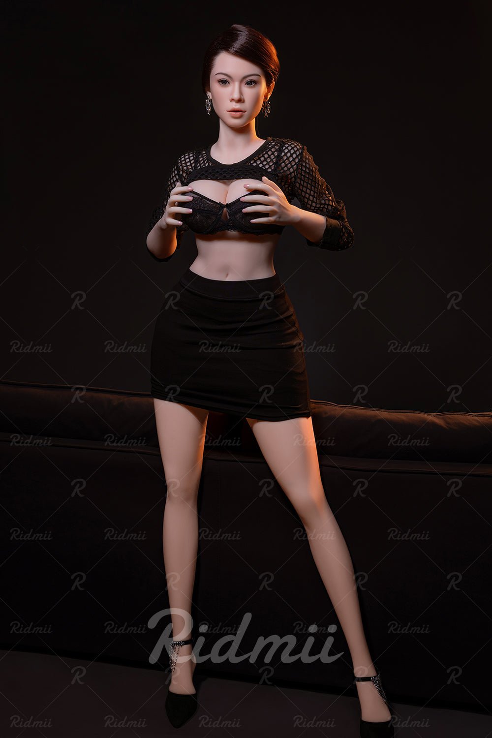 Aidra 5'2" (158cm) B Cup Movable Jaw Silicone Head TPE Body Milf Sex Doll - In Stock USA - Love Dolls 4U