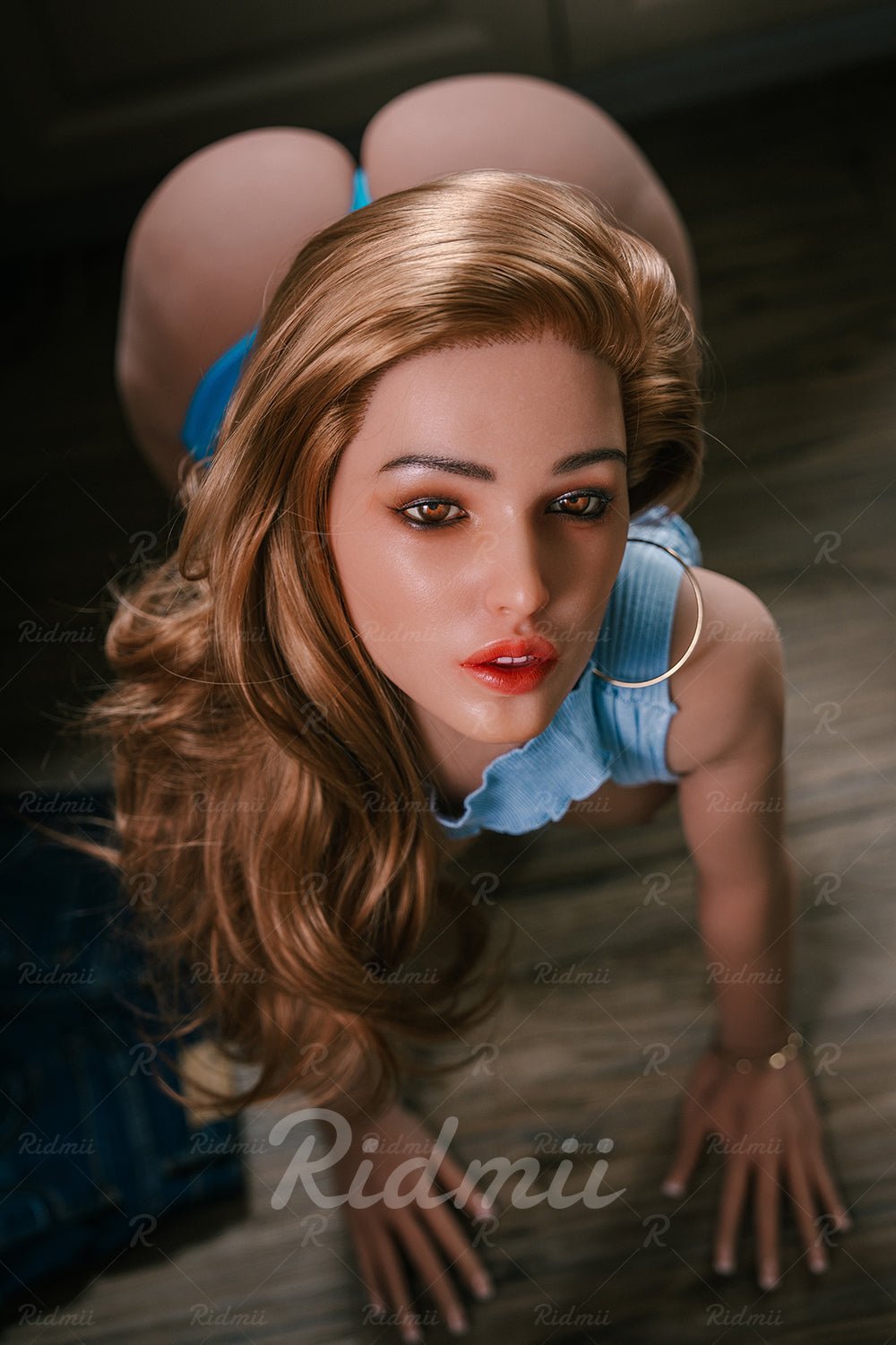 Ailish 5'4" (164cm) Silicone Head TPE Body Tan Skin Curly Hair Love Doll - In Stock USA - Love Dolls 4U