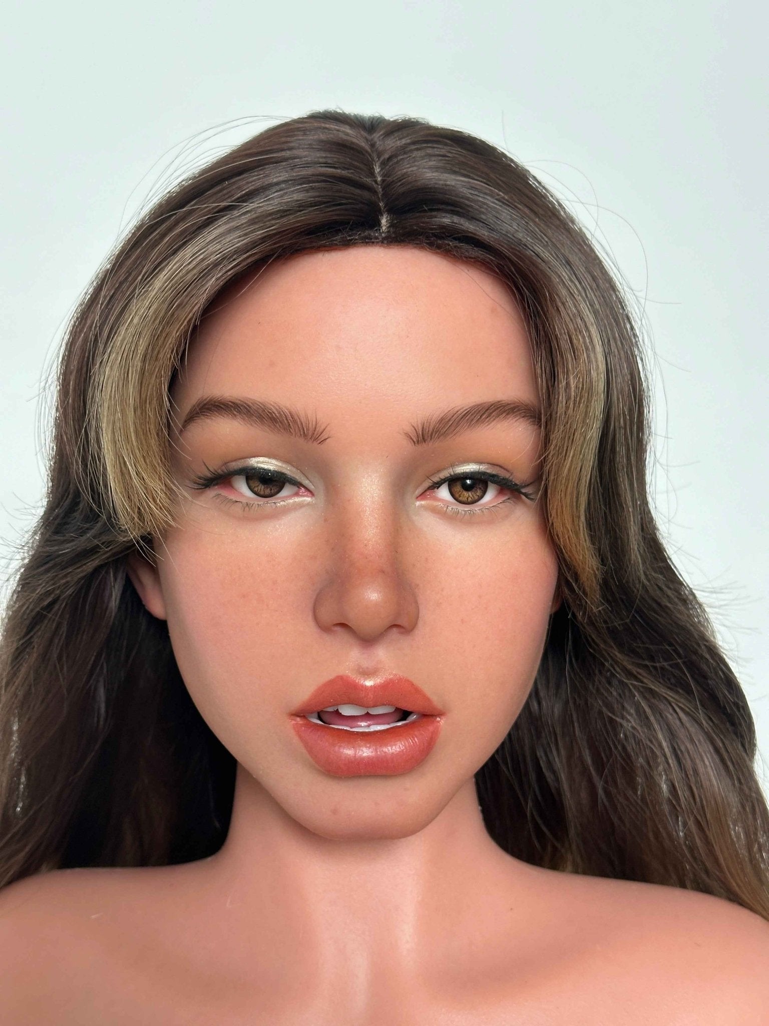 Alyssa Premium Silicone Head (Movable Jaw) + SLE Body Sex Doll - ZELEX® [USA STOCK] – Realistic Sex Doll for Men – Discreet Shipping USA