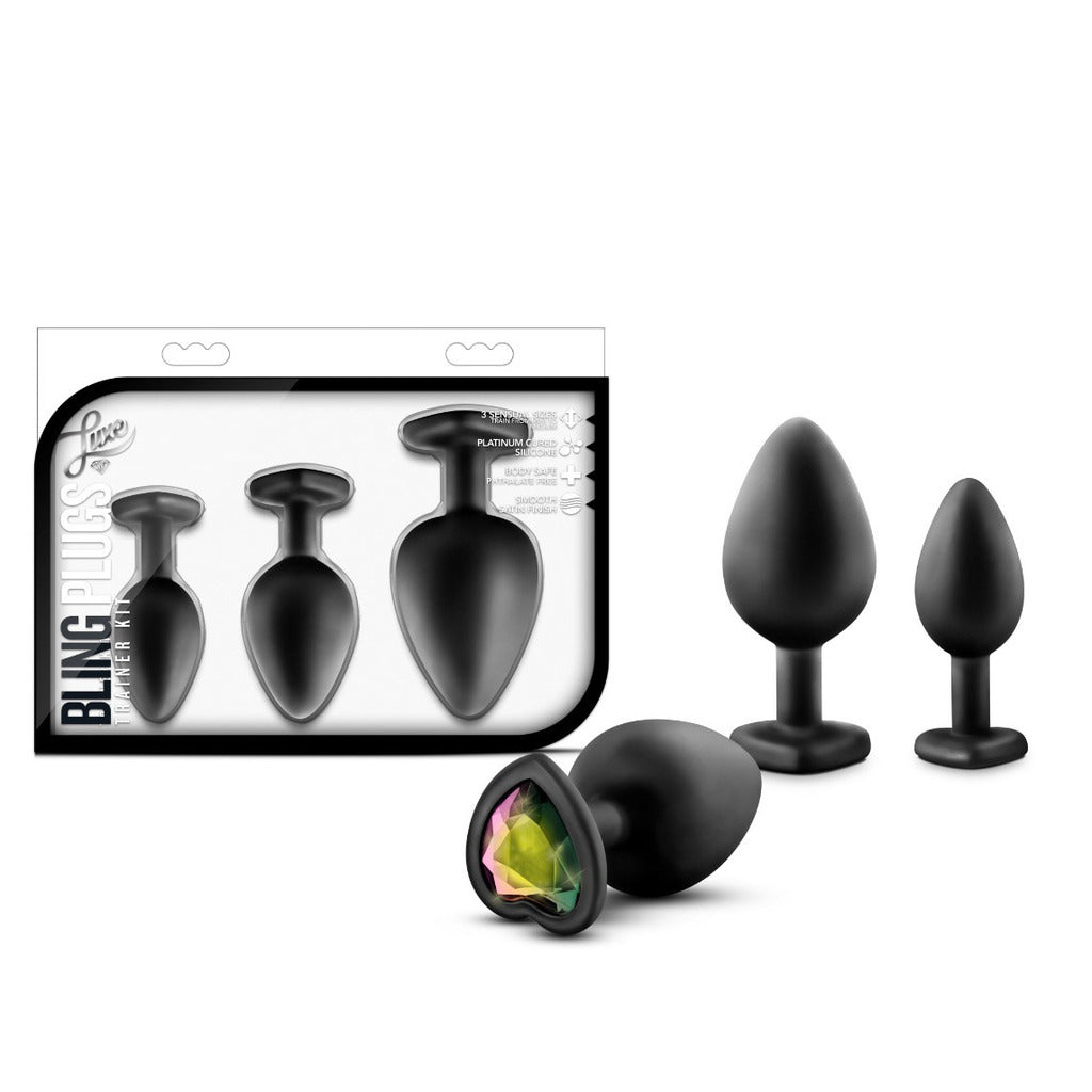 Blingy Butt Plug Trio - Love Dolls 4U