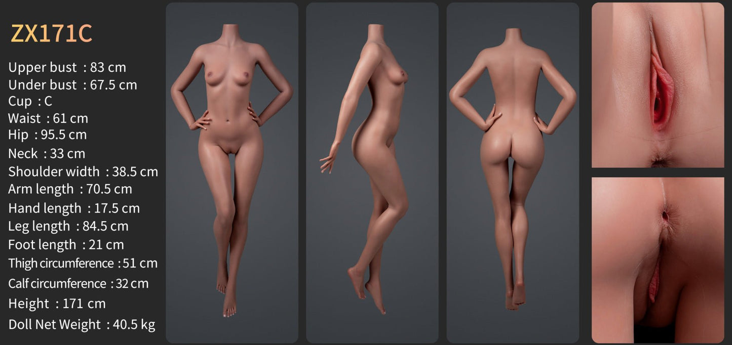 Discover Chelsea Premium Silicone Head (Movable Jaw) + SLE Body Sex Doll - ZELEX® [USA STOCK] at Love Dolls 4U - Premium quality by ZELEX® SLE Collection