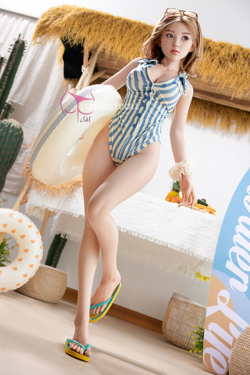 [USA Stock] Nika - 5ft 0in (152cm) D-Cup Silicone Love Doll - White - Love Dolls 4U