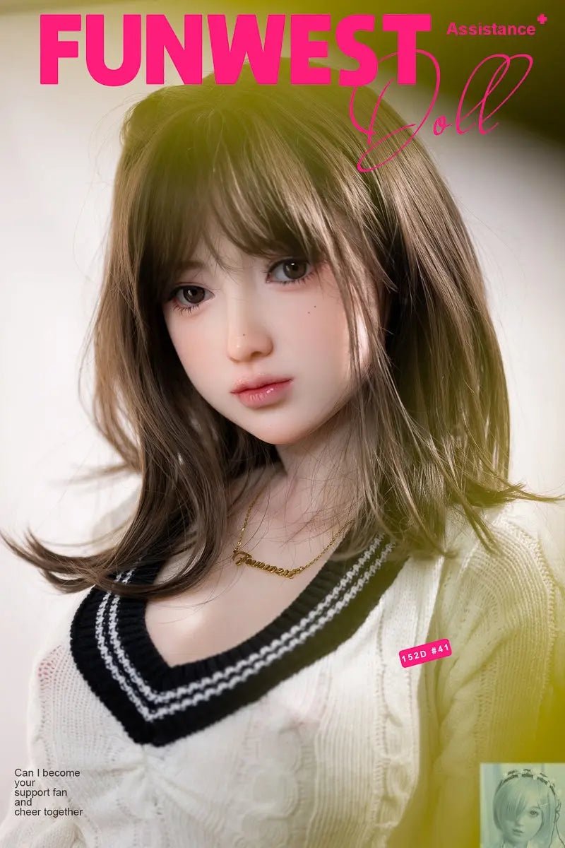 Funwest 152cm D Cup TPE Sex Doll Amy In White - Love Dolls 4U