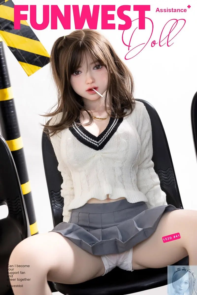 Funwest 152cm D Cup TPE Sex Doll Amy In White - Love Dolls 4U