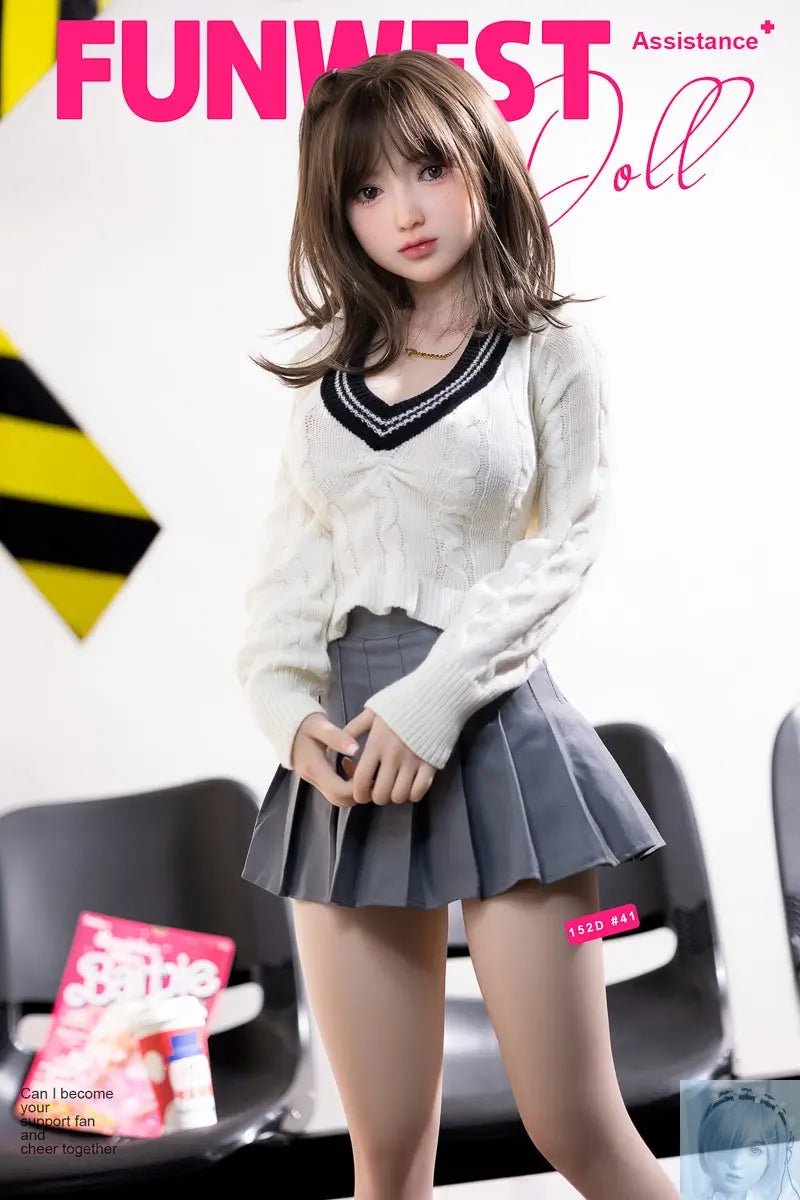 Funwest 152cm D Cup TPE Sex Doll Amy In White - Love Dolls 4U
