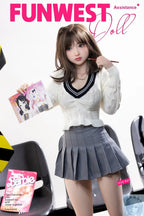 Funwest 152cm D Cup TPE Sex Doll Amy In White - Love Dolls 4U