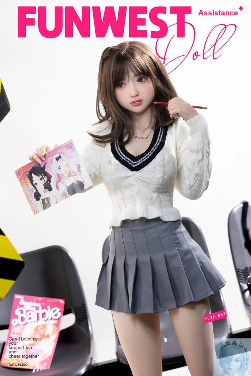 Funwest 152cm D Cup TPE Sex Doll Amy In White - Love Dolls 4U