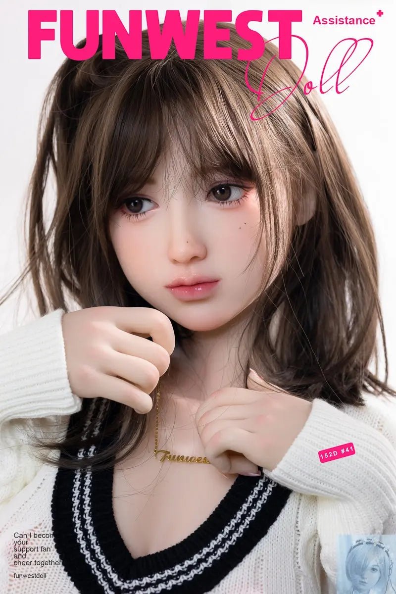 Funwest 152cm D Cup TPE Sex Doll Amy In White - Love Dolls 4U